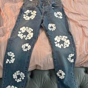 Denim tear jeans